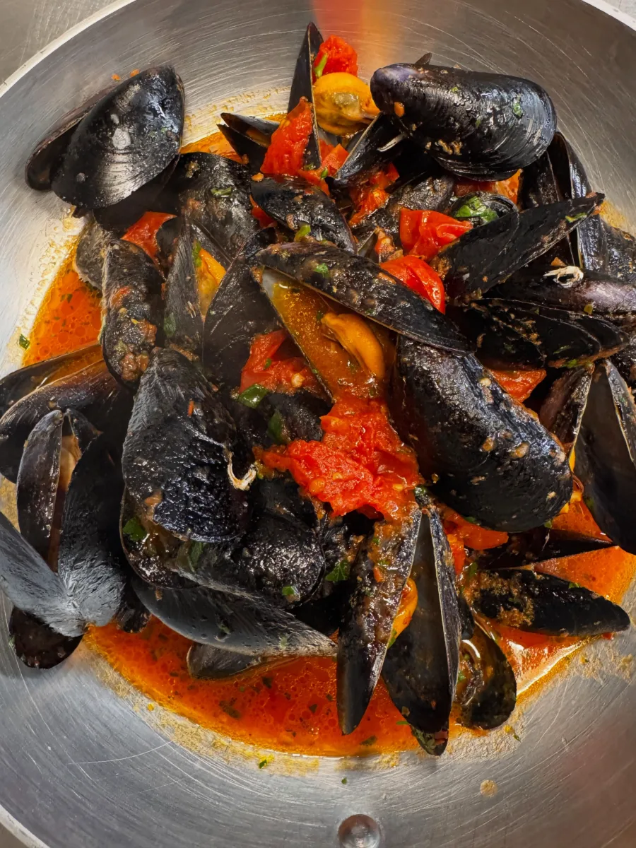 Cozze in guazzetto