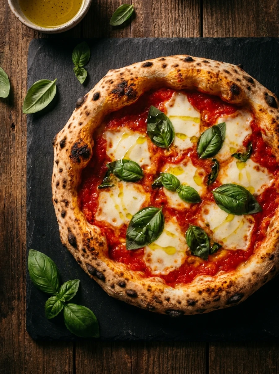 Pizza napoletana margherita